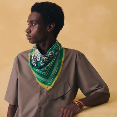 カレ 65 - メンズ シルクマフラー＆カシミヤストール | Hermès